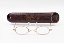 14k Gold Confederate Officers Eyeglasses - New Orleans Louisiana