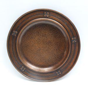 Karl Kipp Tookay Hand Wrought Hammered Copper Plate Tray
