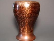 Old Mission Kopperkraft Hand Hammered Copper Vase OMKK