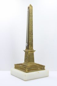 Place de la Concorde Obelisk of Luxor Paris France Grand Tour Bronze and Marble Statue