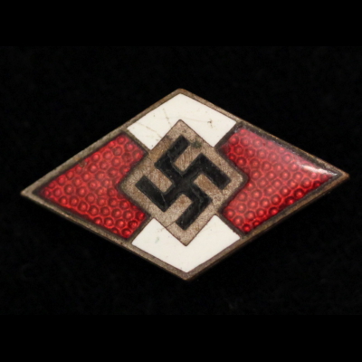 German World War II Hitler Jugend Youth Enamel Membership Badge