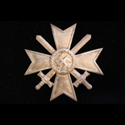 LDO Cased WW II German War Merit Cross 1st Class Medal With Swords