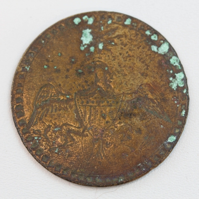 1789 George Washington Inaugural Button GWI-12