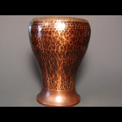 Old Mission Kopperkraft Hand Hammered Copper Vase OMKK